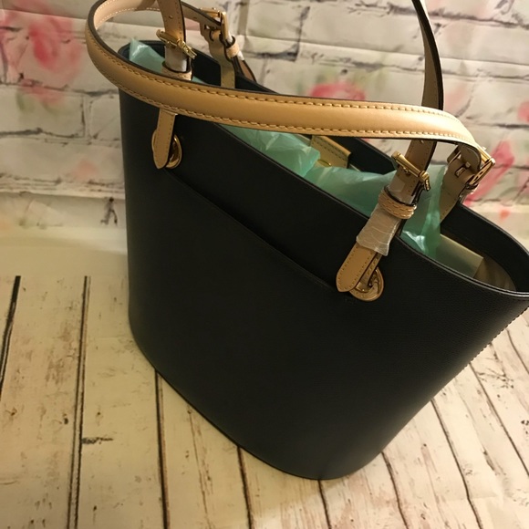 NWT Michael Kors Navy Blue bag - Picture 3 of 6